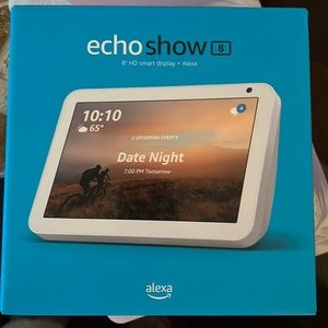 Brand new Alexa show 8.  White .